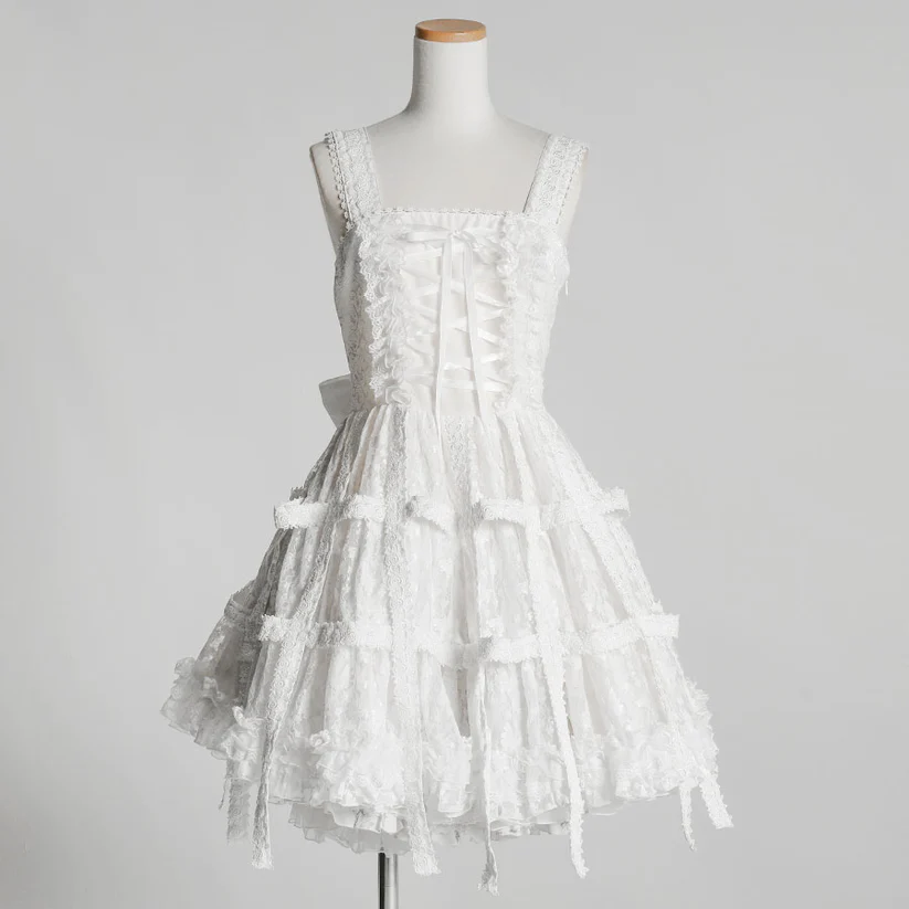 h.NAOTO】 White Rose Bird Cage Dress -TyCHE iero(旧KERA SHOP金沢店）